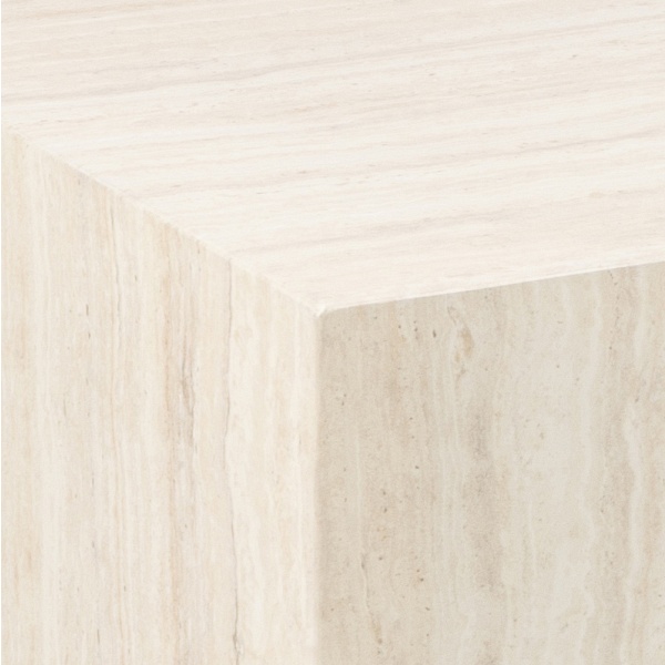 Zestaw 2 stolików kawowych Dice beżowe - ACTONA